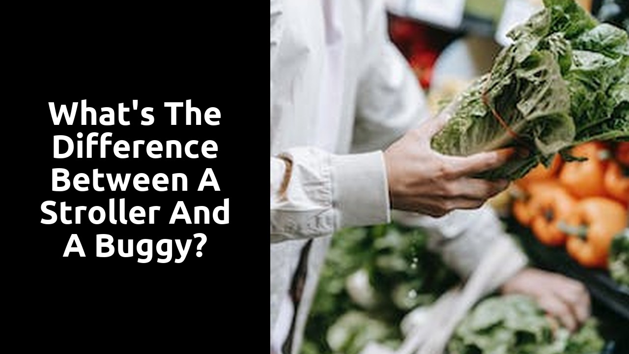 What's the difference between a stroller and a buggy?